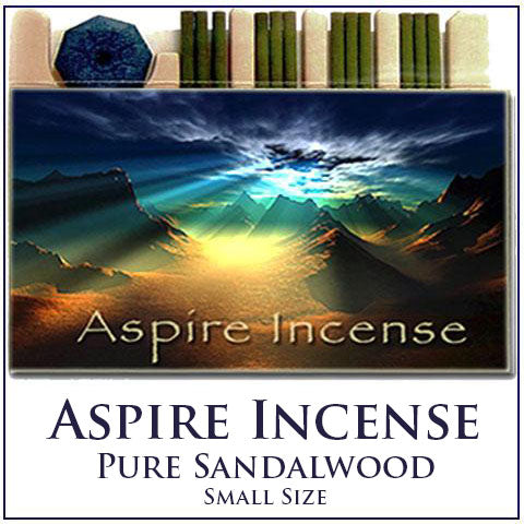 Aspire Incense Sandalwood - Small Contains 12 Sticks