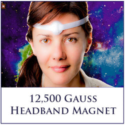 Magnetic Headband 12,500 Gauss Rare Earth Magnet - Turn On Your Spiritual Brights!